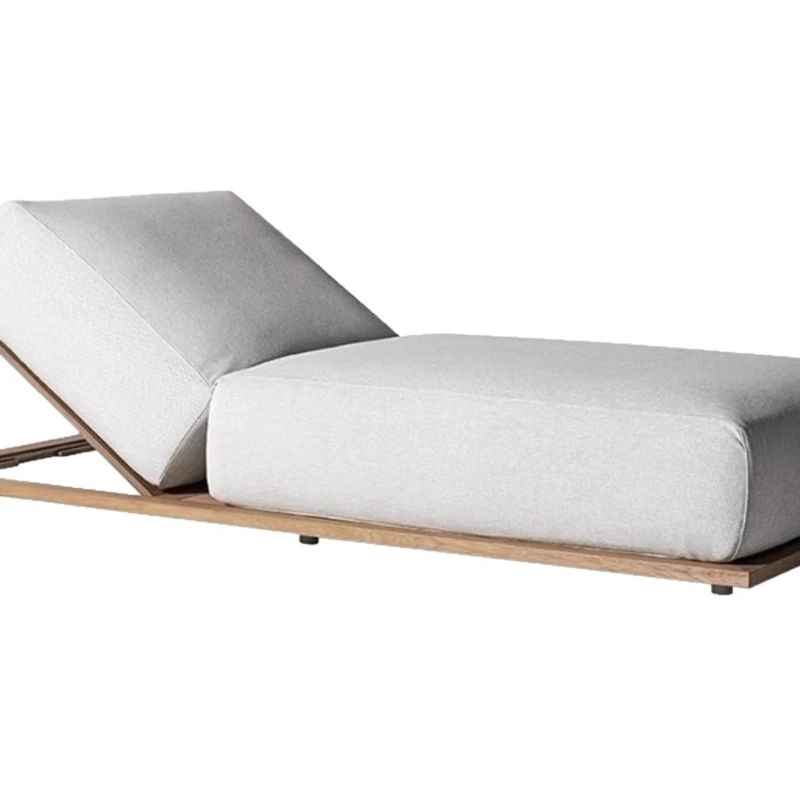 

Outdoor bed courtyard villa swimming pool lounge chair high-end homestay teak outdoor