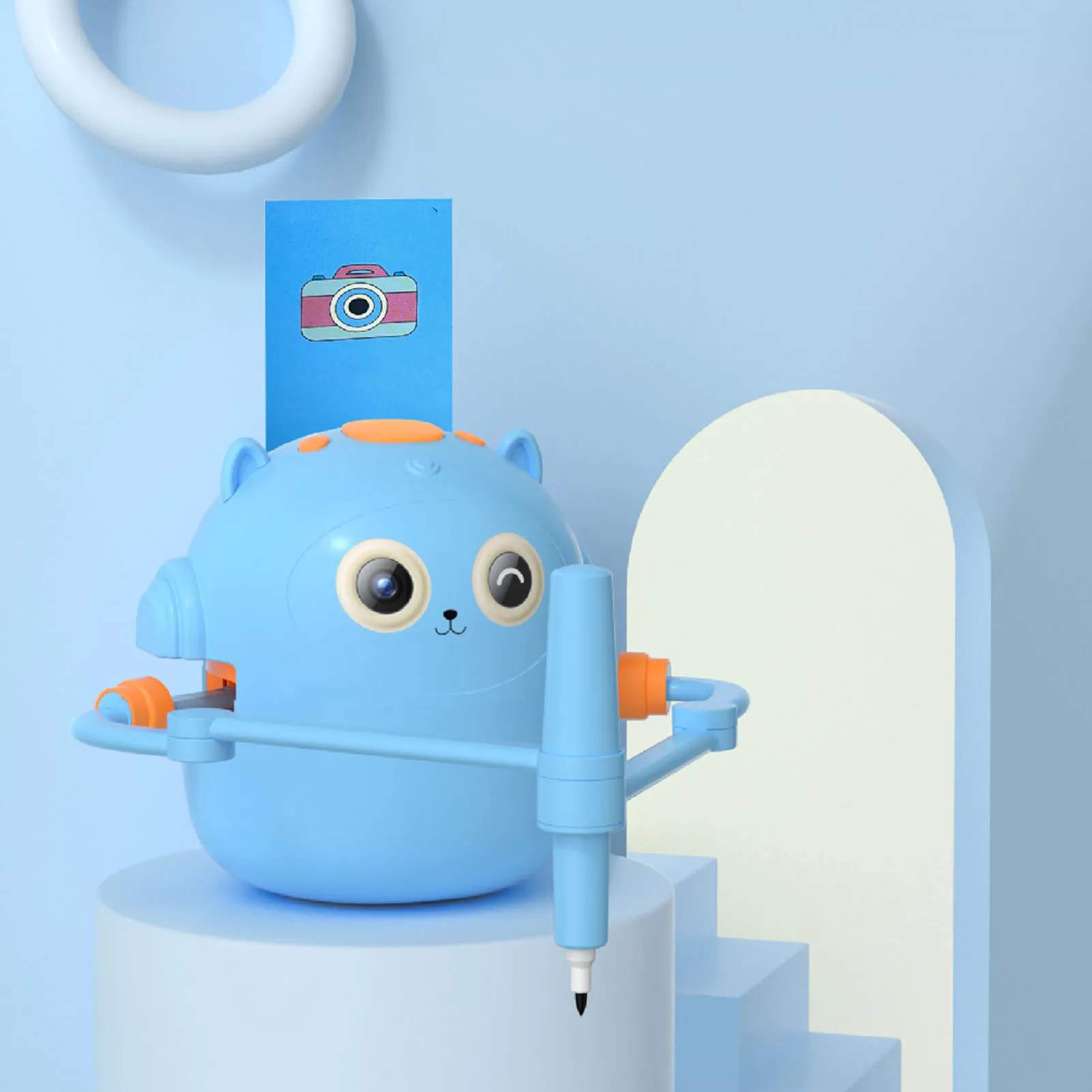 smart-drawing-robot-educational-interactive-painting-learning-machine-with-2-pens-100-sheets-cards-for-enlightenment-preschool