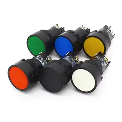 22Mm Momentary Self-Rest Slef-Return Drukknop Rood Groen Blauw Geel Zwart Wit Geen + nc XB2-EA142 XB2-EA145 XB2-EA155
