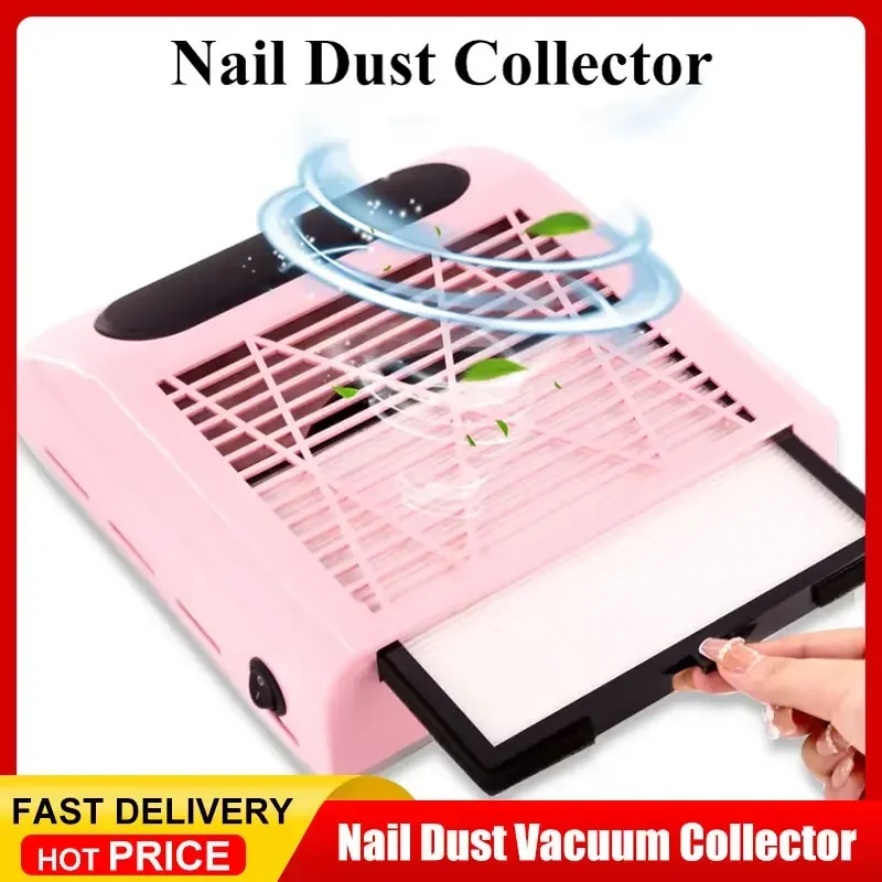 

Nail Dust Collector Manicure Machine Tools Strong Power Nail Vacuum Cleaner With Remove Filter Nail Extractor Fan Nail Art Tool