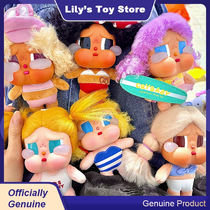 

Оригинальная коллекционная фигурка POPMART Crybaby Vacation Mode On Series: виниловая подвеска-кукла в закрытой коробке, милая коллекционная фигурка, подарок для детей