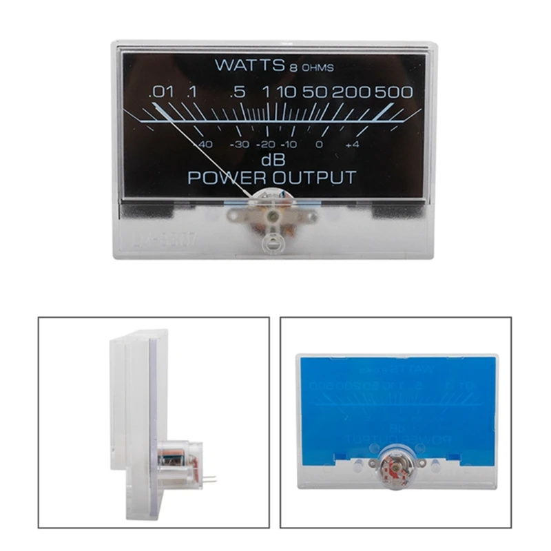 1 PCS 12-16V VU Meter Analog Panel Audios Level Meter As Shown Plastic For Power Amplifier Digital Power Meter