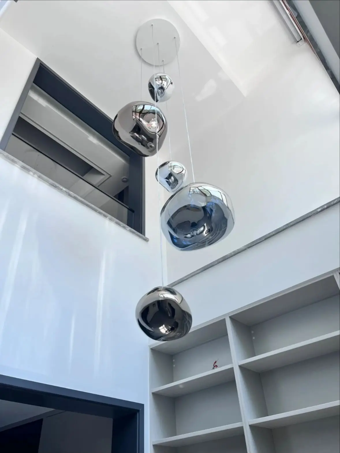 Lampe LED suspendue en PVC de lave nordique, éclairage de lave moderne, décoration intérieure de salon, luminaires de maison, lampe suspendue de cuisine