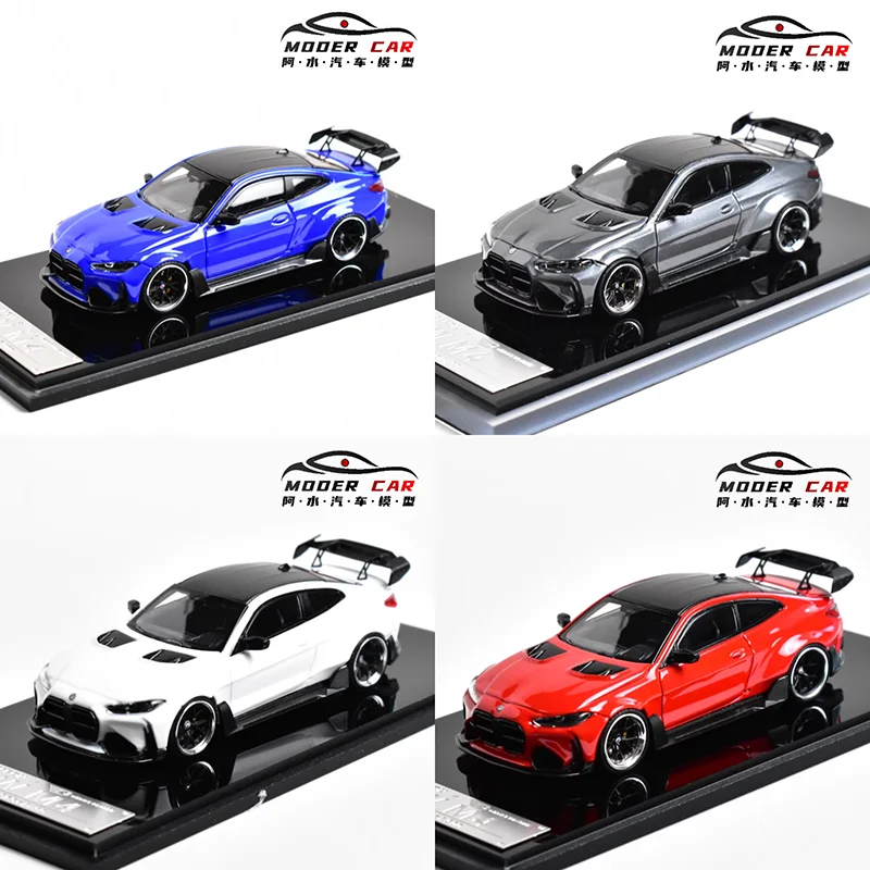 

Коллекционная модель автомобиля SW Diecast 1:64 G82 M4 ADRO BODY KIT из сплава, имитация, украшение, подарок, игрушка, статическая модель для демонстрации