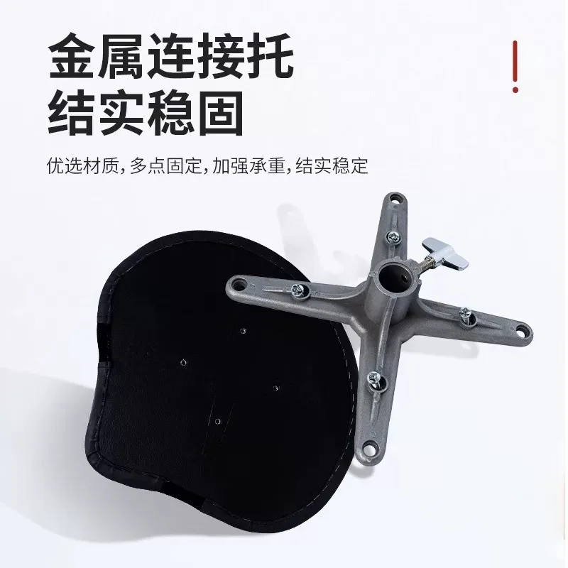 Large saddle screw adjustable drum stool  models High and low rotating velvet musical instruments