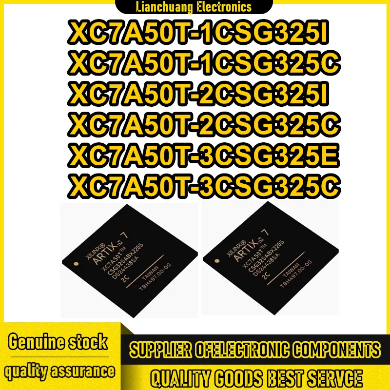 XC7A50T-1CSG325I XC7A50T-1CSG325C XC7A50T-2CSG325I XC7A50T-2CSG325C XC7A50T-3CSG325E XC7A50T-3CSG325C IC رقاقة في المخزون