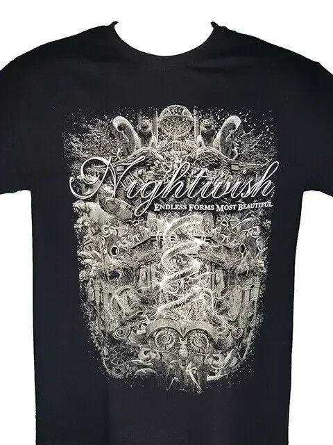 NIGHTWISH - ENDLESS FORM - NOVA camiseta preta Merch da banda