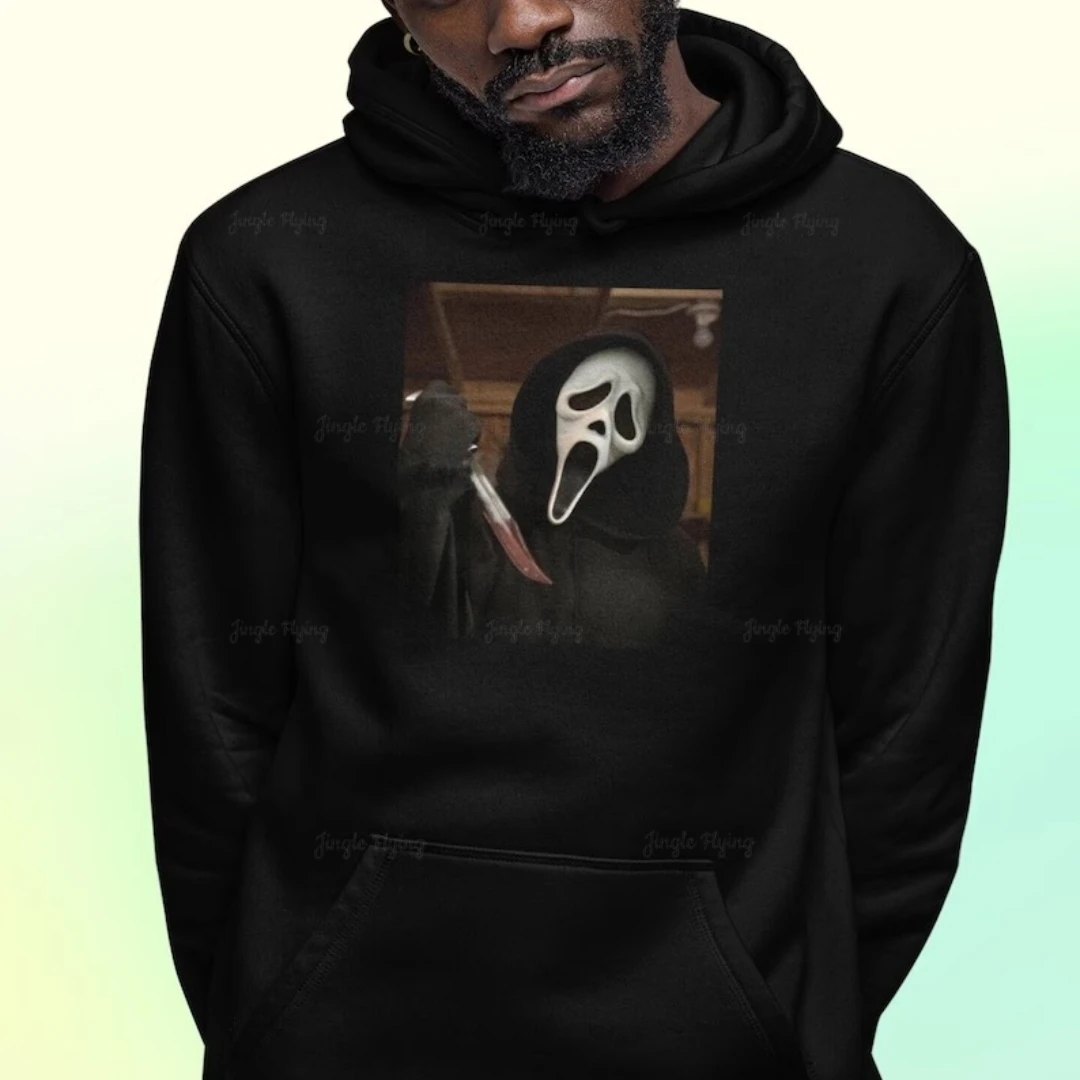 Scream Movie Hoodie Horror Ghostface Hoodie 90s Hoodie Sweatshirt Gift For Her Him Unisex