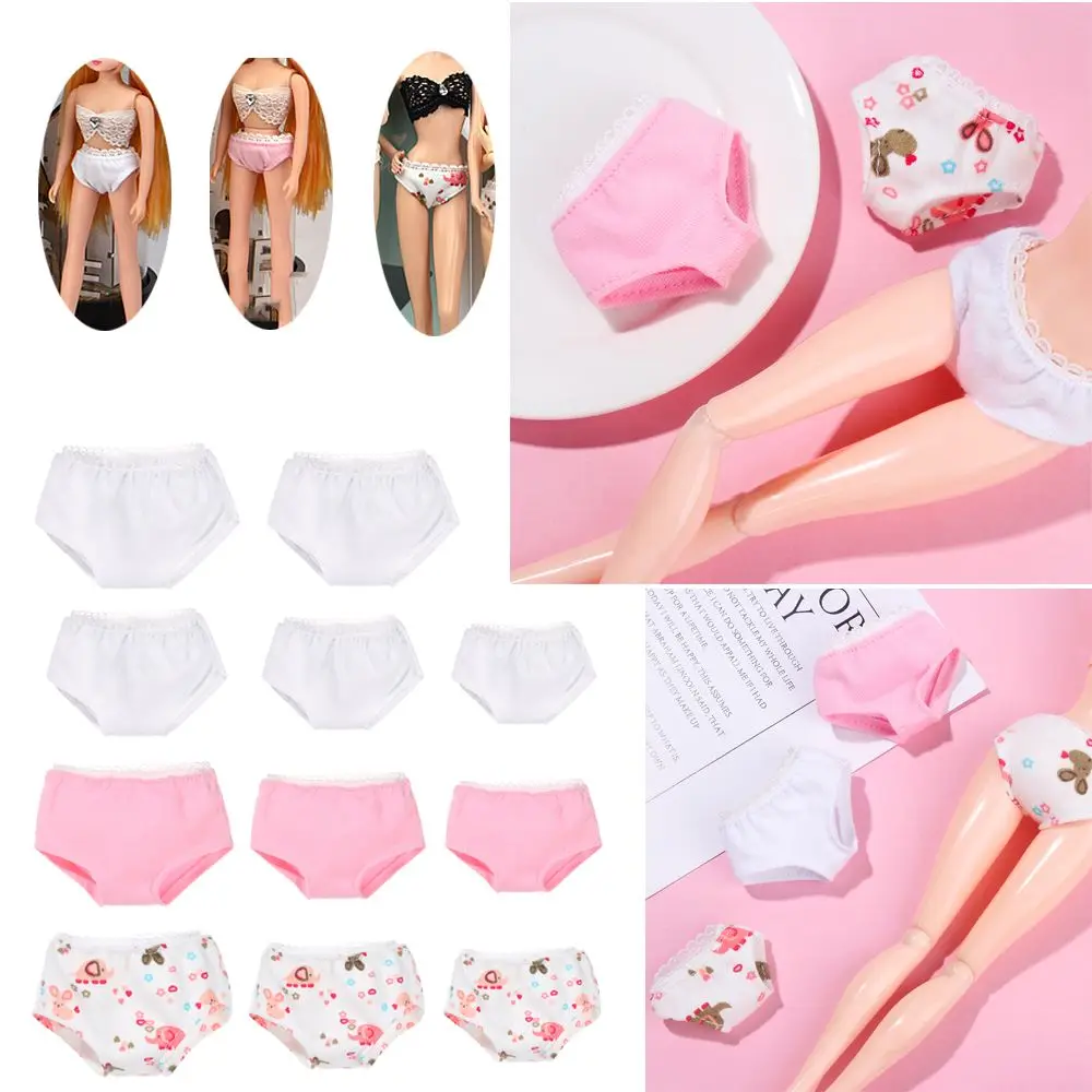 Multi Size Doll's Briefs Underwear  suitable for 1/12 1/6 1/4 1/3 Doll Clothes Accessories Kids DIY Doll Toys Girl Gift