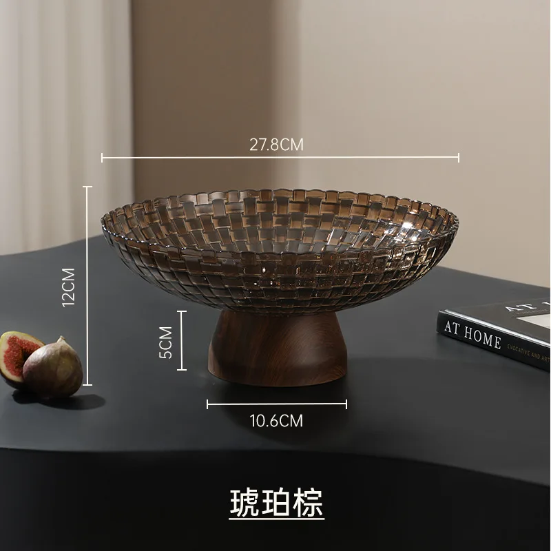 

Zml living room coffee table home nut snack tray exquisite high-value drainable premium dried fruit tray