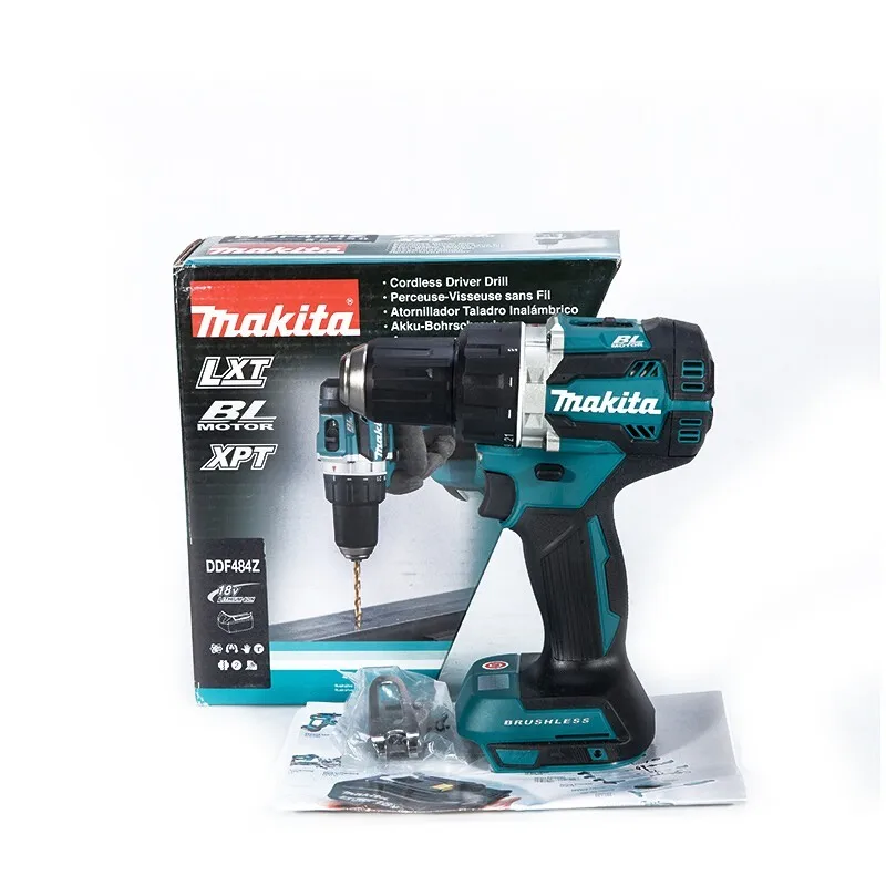 Makita DDF484 Lithium Hand Rechargeable Brushless Hand Electric to Household Electric Screwdriver Tool Bare