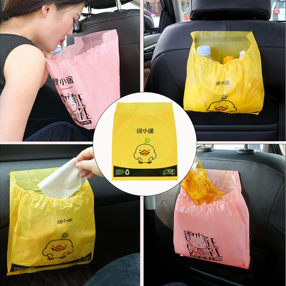 Car Trash Bag Auto Garbage Pouch Portable Disposable Convenient Space saving for a Clean and Organized Car