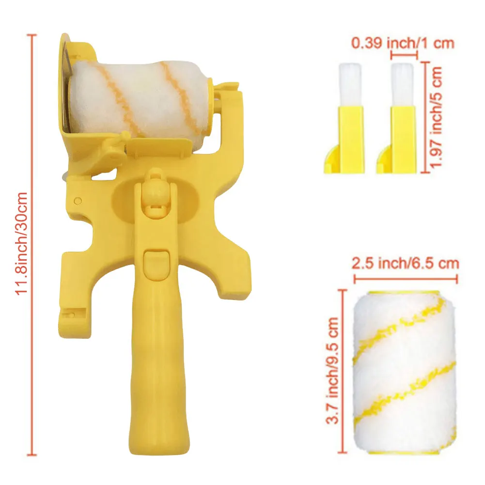 Farb schneider Walzen pinsel Lackier schneider Kantens chneid werkzeug Wandre parat ur werkzeuge Farb kanten kombination ssatz mit zusätzlichem Ersatz walzen pinsel