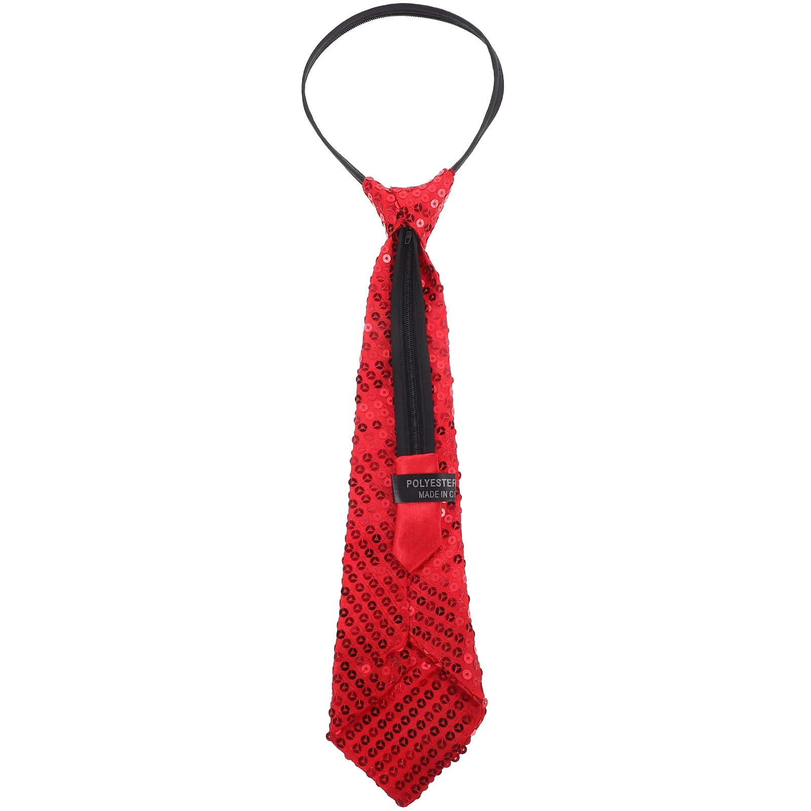 

Lapel Pin Party Tie Decoration Cosplay Prop Business Polyester Performance Necktie