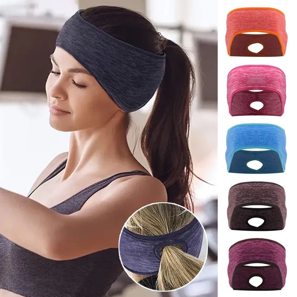 1pc Unisex Windproof Hairband Forehead Ear Protection Headwrap Outdoor Ski Sports Running Breathable Hair Band Hair Accessories