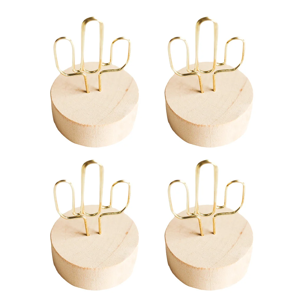 4 قطعة مشبك صور مكان حامل مذكرة مجلد منظم سطح المكتب قابلة لإعادة الاستخدام اسم كليب حامل لحفلة الخطوبة الذكرى عطلة #3