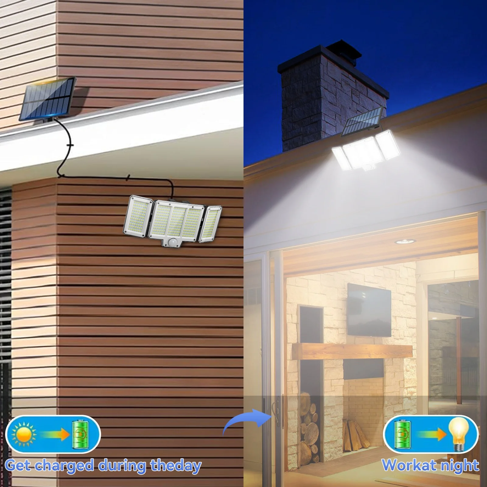 2pcs Wall-Mounted Solar Motion - огляд і ціна Balance Beam Outdoor