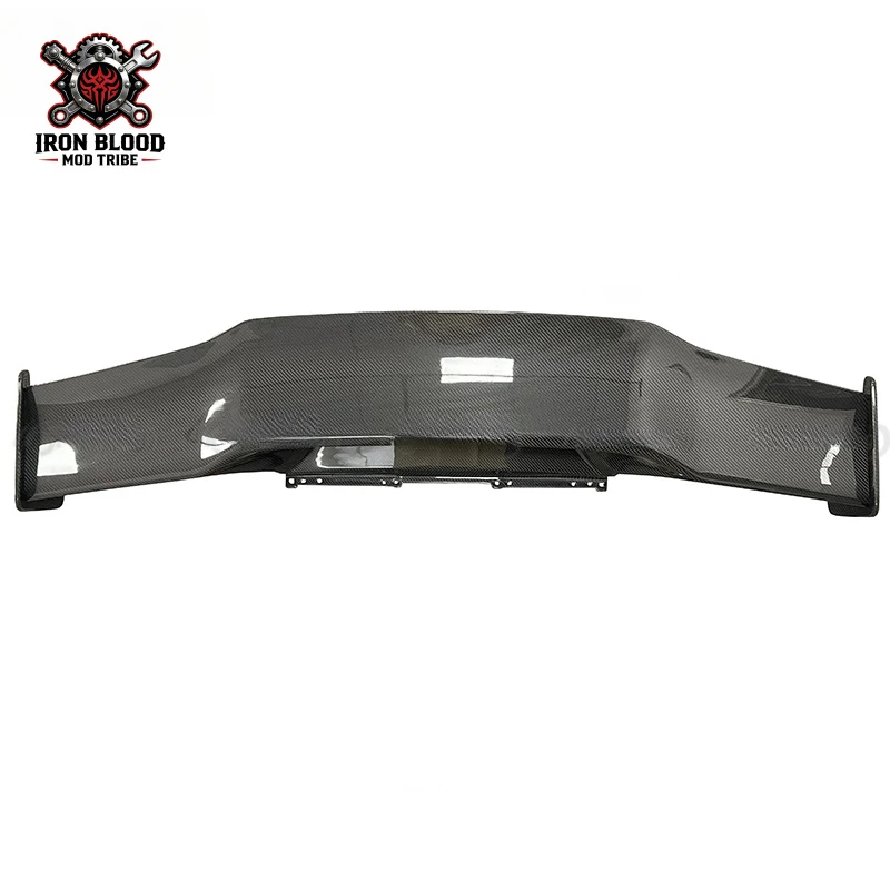 Suitable for Upgrade Vorstein STO Style Dry Glossy Carbon Fiber Rear Spoiler Wing Lambo Huracan LP580-2 LP610-4 EVO 2014-2018