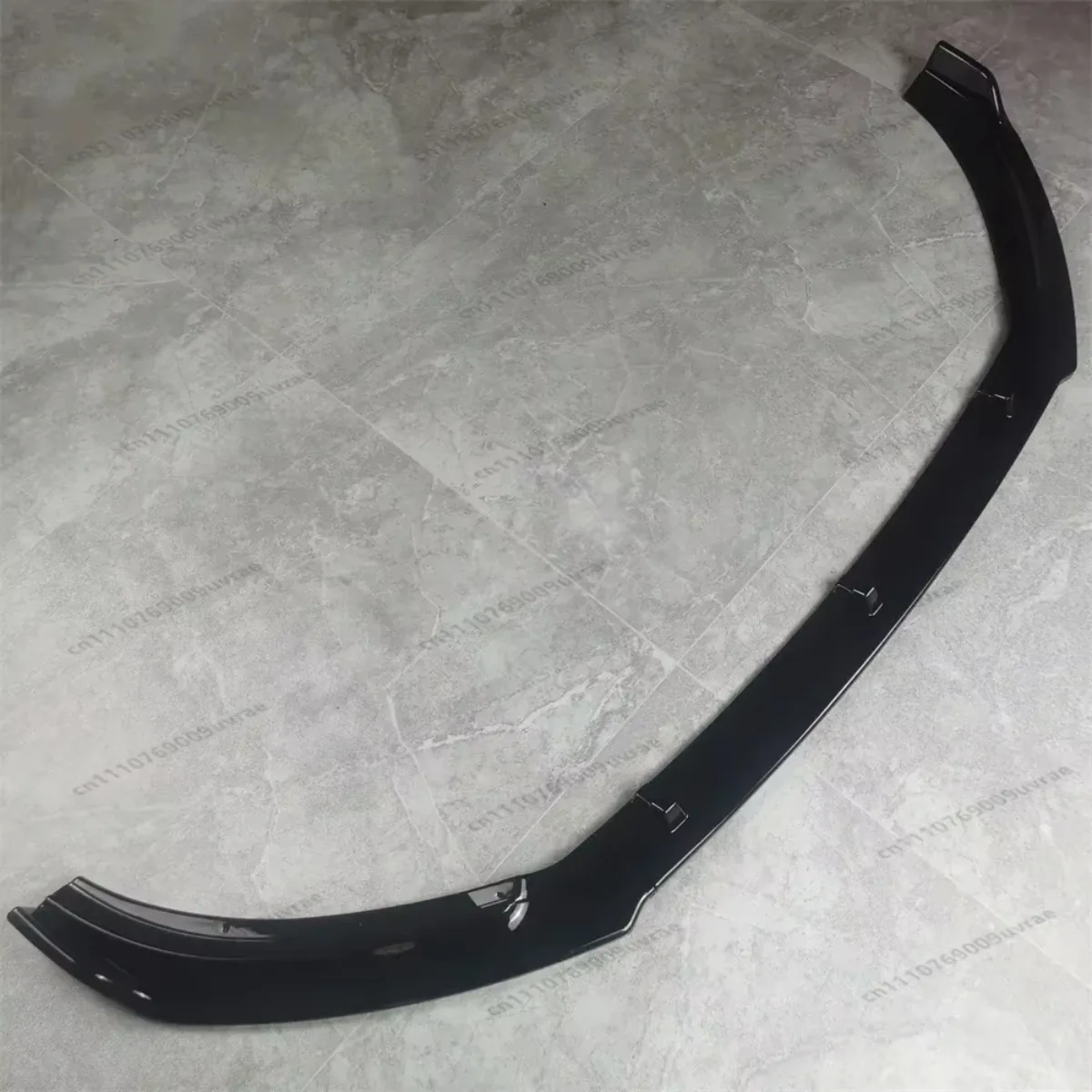 Frontspoilerlippe für Ford Fiesta MK7 ST ST Line 2013-2016 Glanzschwarz Spoiler Splitter Diffusor Abdeckung Schutz ABS Bodykits Tuning – Detail 6