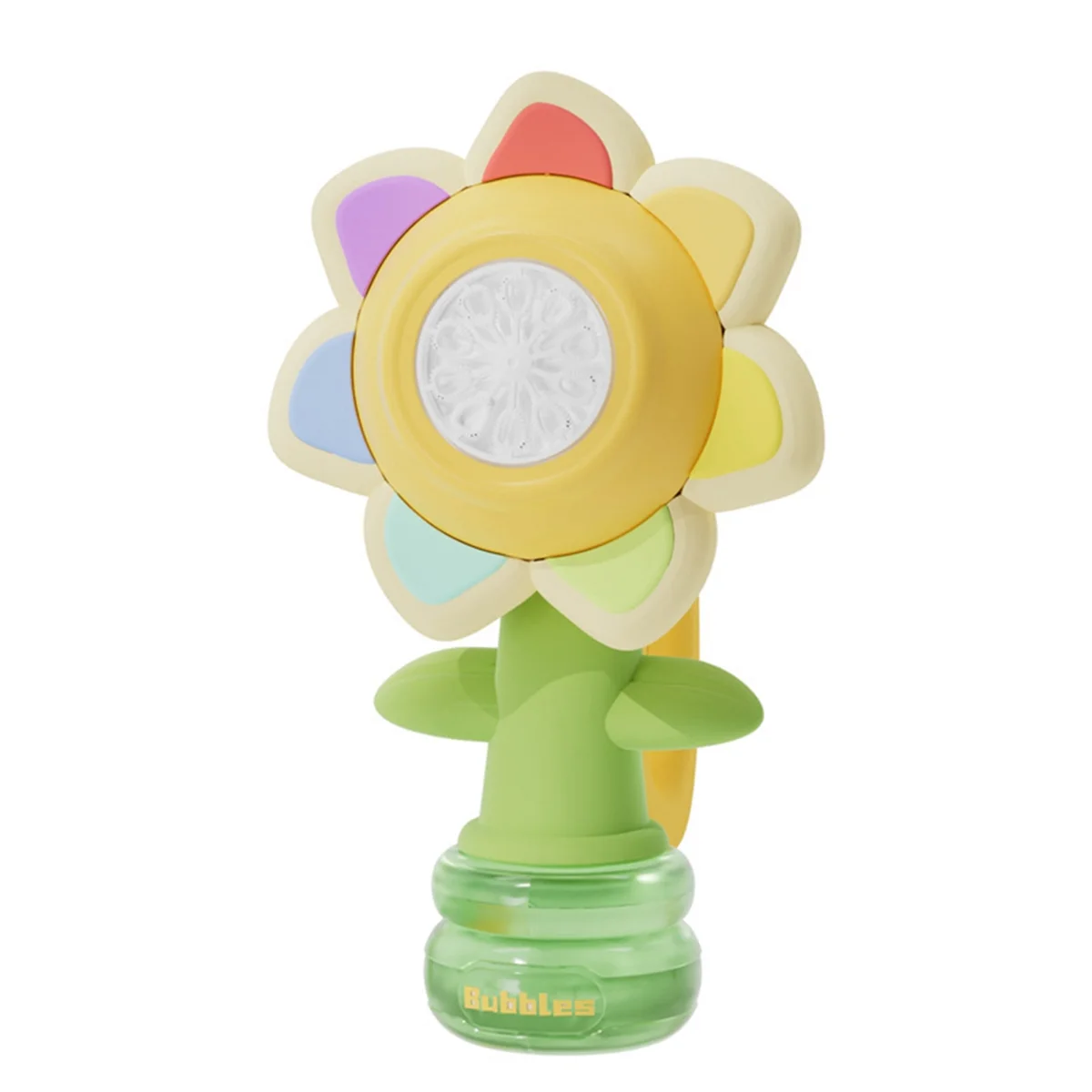 A07I Sonnenblumen tanzende Seifenblasenmaschine, Schaukel elektrische automatische Seifenblasenmaschine, Seifenbläser, Partyspielzeug Kindergeschenk