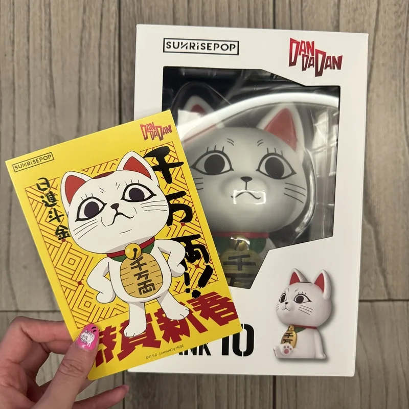

В наличии 18 см Dandadan копилка игрушки кошка аниме фигурка милый домашний декор куклы на заказ для детей подарок на день рождения и Рождество