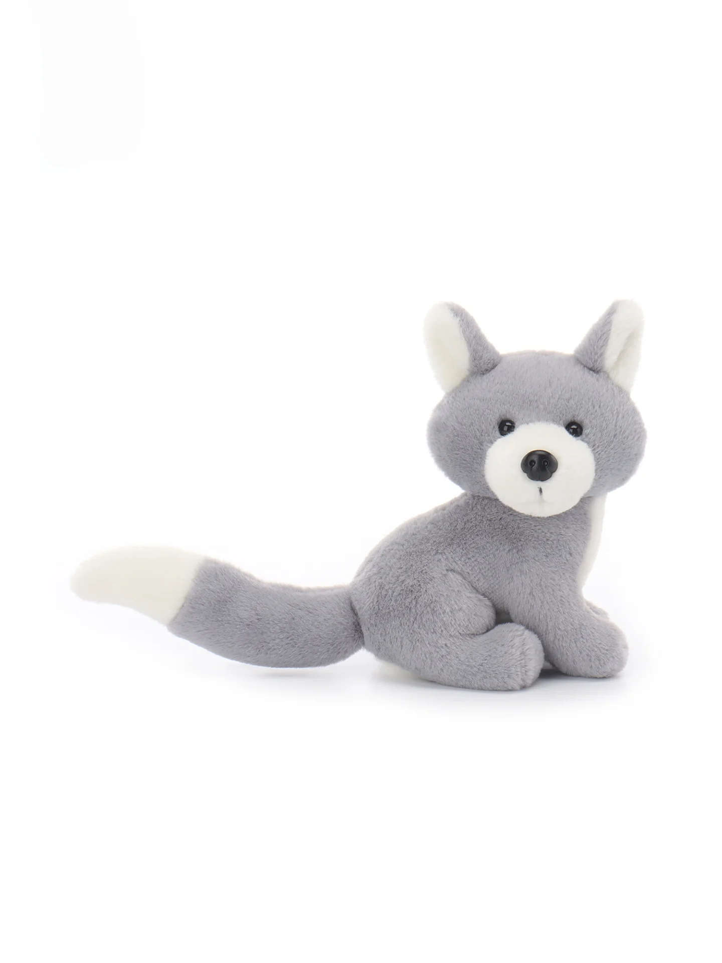 

Brave Little Wolf Plu Toy Birthday Gift for Boys And Girls Apricot Lamb Soft Stuffed Doll PP Cotton Filling Universal Age