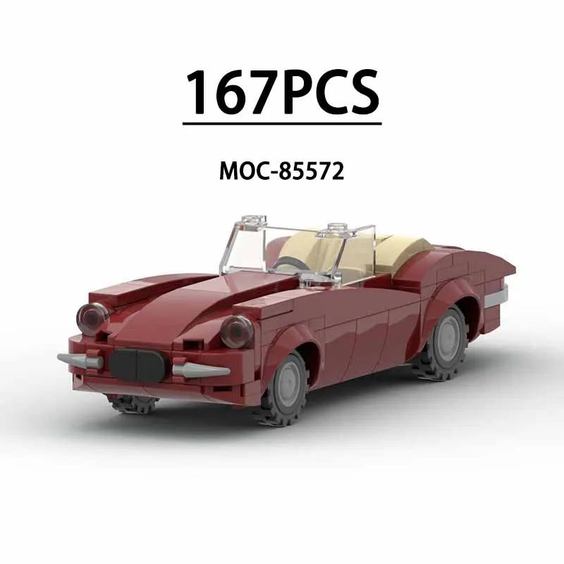moc-85572-ビルディングブロック-f1-ラリーカー-コンバーチブル-ミニ-レーシング-ステッチ-モデル-167-個-子供の誕生日プレゼント-クリスマス-おもちゃ-ギフト