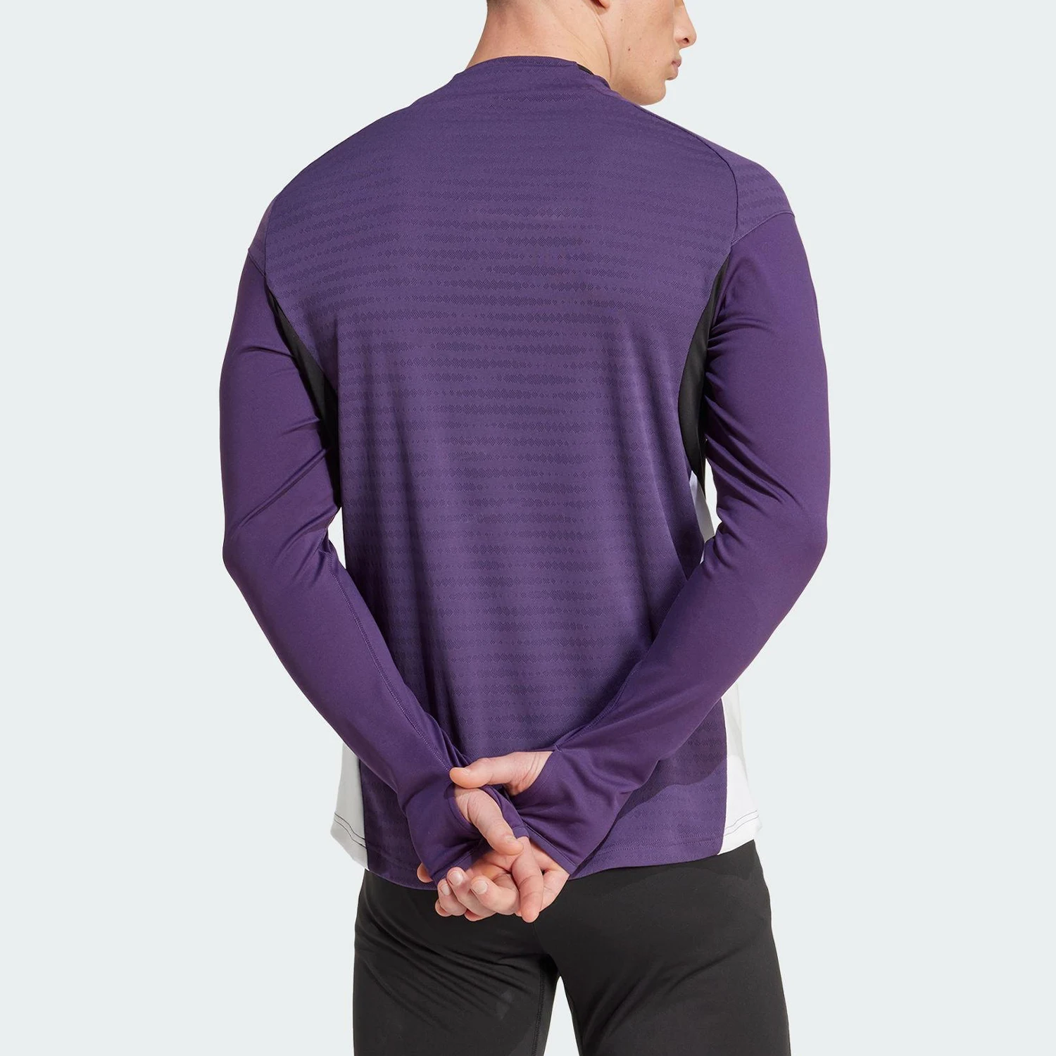 Adidas genuine Spring and Autumn men's football retro elastic breathable long sleeved T-shirt JP3133