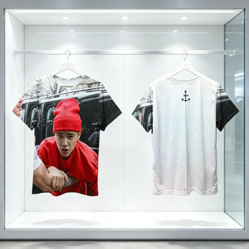 camiseta-estampada-bieber-justice-big-face-2026-verao-popular-casual-retro-leve-respiravel-para-familia-praia-surf