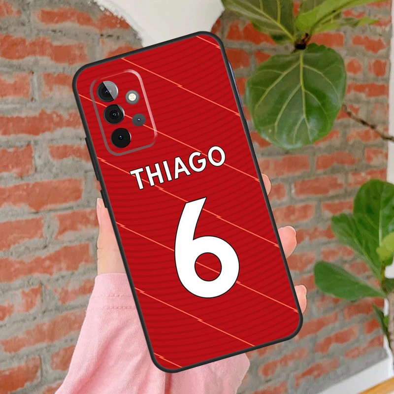 Football Name Number Phone Case For Samsung Galaxy A15 A25 A55 A54 A34 A14 A35 A52 A32 A12 A51 A71 A13 A33 A53