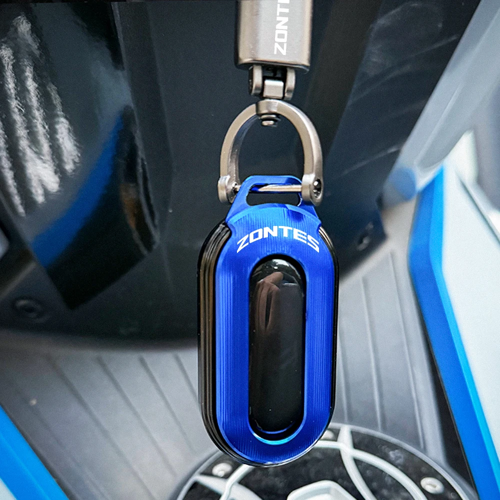 ل ZONTES 368G 368D 368E 368M G368 368 D E G M 2024 2025 2026 دراجة نارية الملحقات CNC مفتاح حافظة مفتاح فوب غطاء حامي