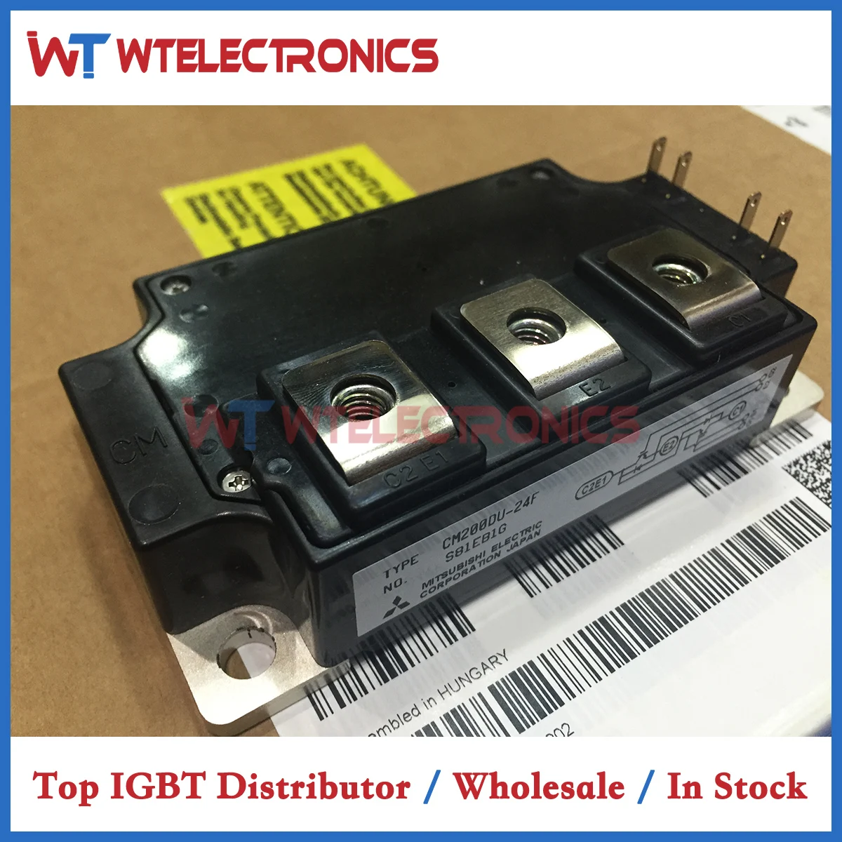 

CM200DU-24F CM200DU 24F CM200DU24F Original Japan IGBT Module CM200DU-24F