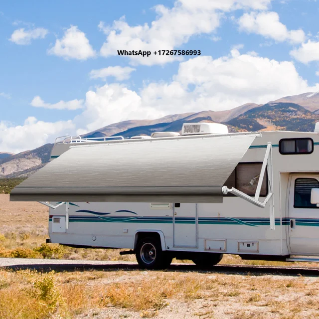 Awnlux Most Popular Retractable Motorhome Awning caravan Side Sun Awning  Camp Car Aluminium Rv Awning