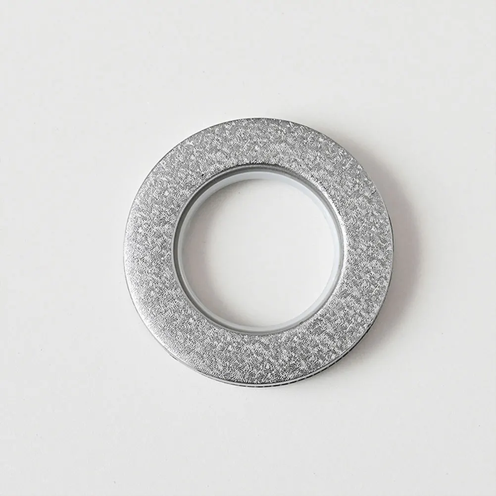 

Ring Curtain Buckle Hanging Curtains Grommet Kit Grey Plastic Grommets for Thick Material Window
