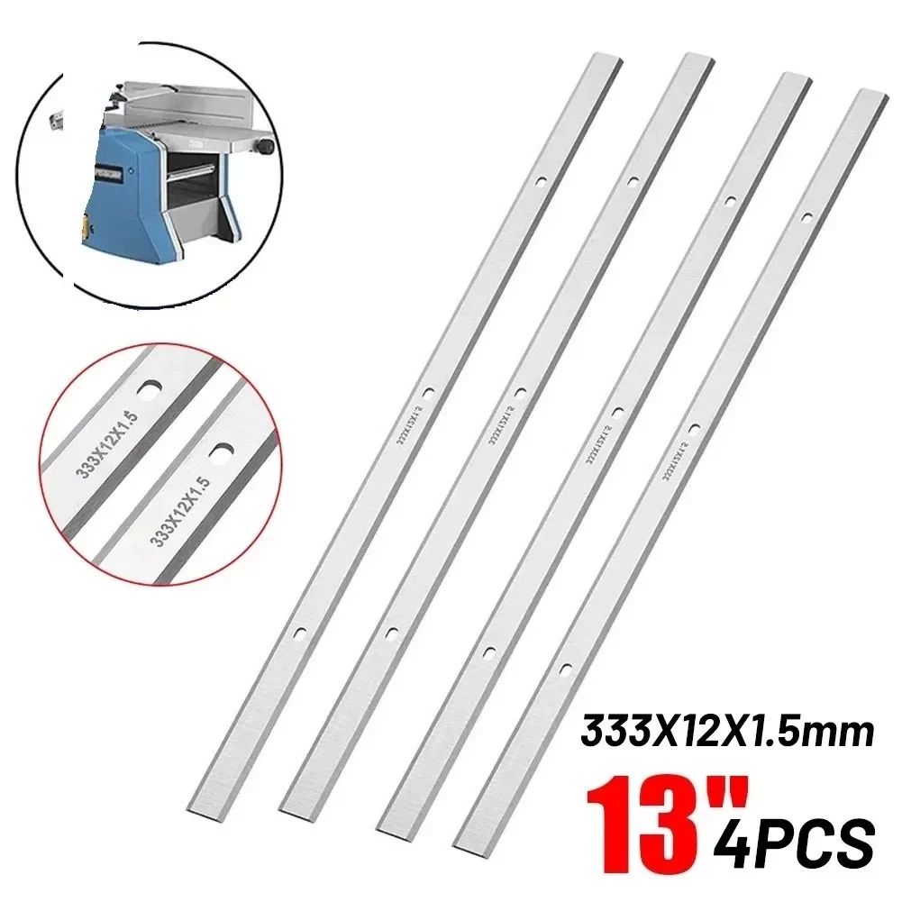 4 PCS Planer Blade Portable 13 Inch-1/2 Inch 4 Pcs/set 4* 4pcs/kit 4x Double Edge For Metabo DH330 DH316 Durable