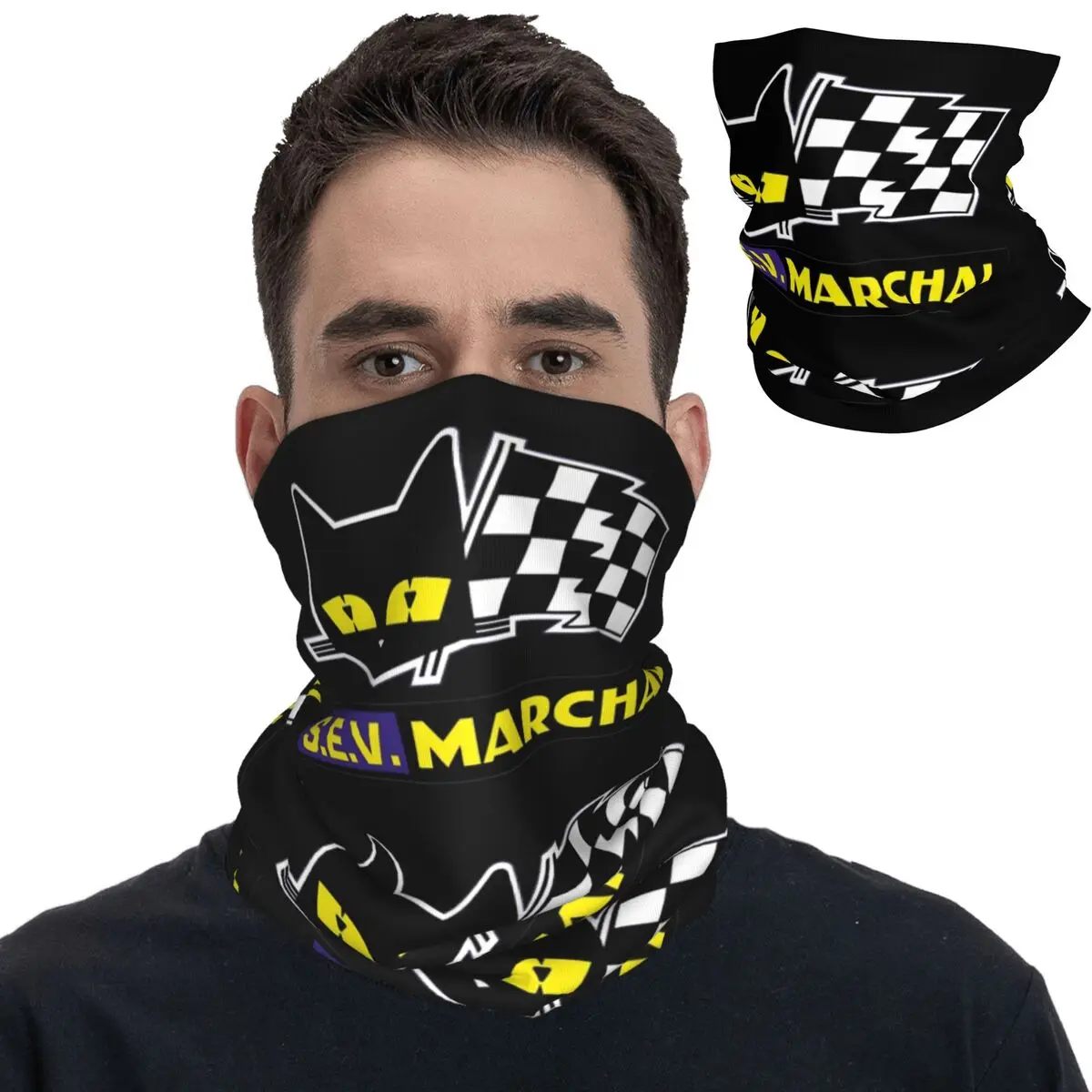 

SEV Marchal Bandana Neck Gaiter Printed Motorsport Racing Drifting Mask Scarf Multi-use Headwear Riding Unisex Adult Winter