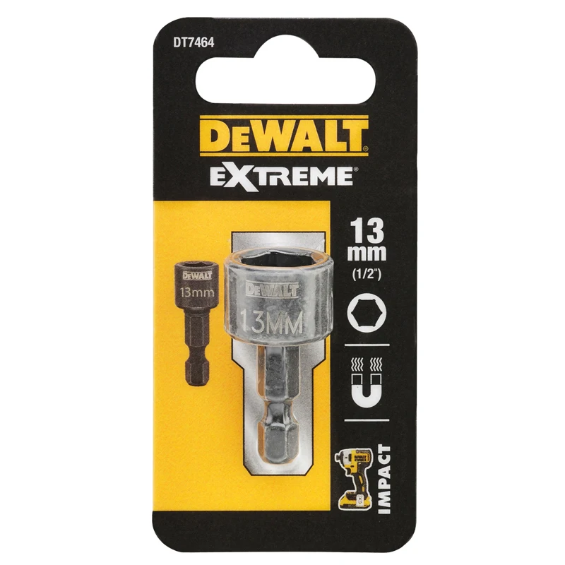 DEWALT N597434 N597284 N597437 Compact Nut Driver 8/10/13MM Magnetic Hexagonal Handle Sleeve Tool Accessories