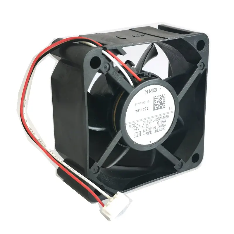 2410EL-05W-M69 DC24V 0.15A 60*60*25MM 6CM Alarm Signal Inverter cooling fan 2410EL-05W-B69 2410EL-05W-M59