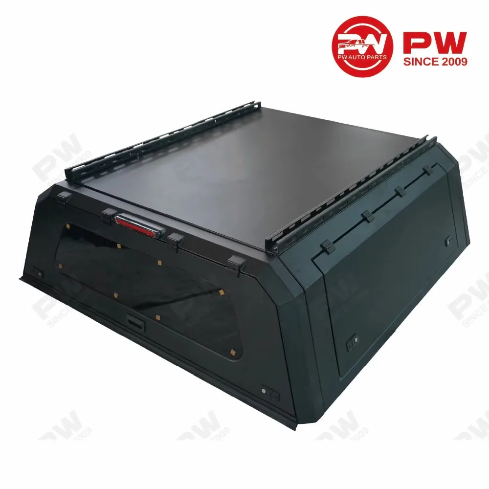 High Quality Black Pickup Truck Topper Camper Canopy Hardtop Canopy for  Amarok