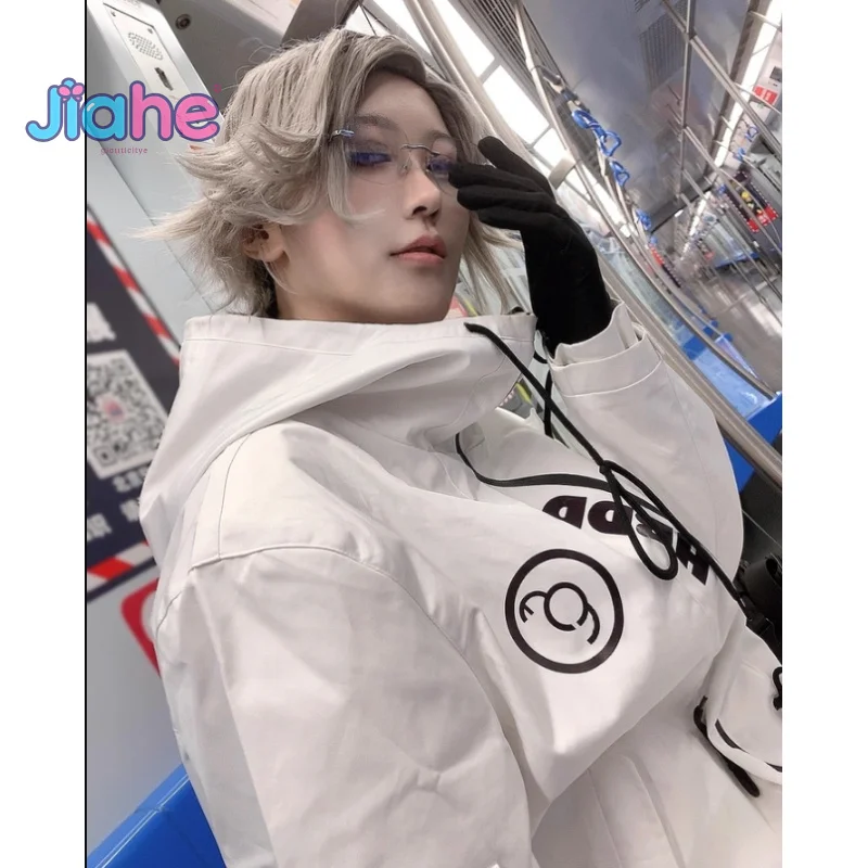 

Aotsuki Eito Game HUNDRED LINE Cosplay Costume Men women casual hooded jackets pants T-shirts Halloween carnival uniform