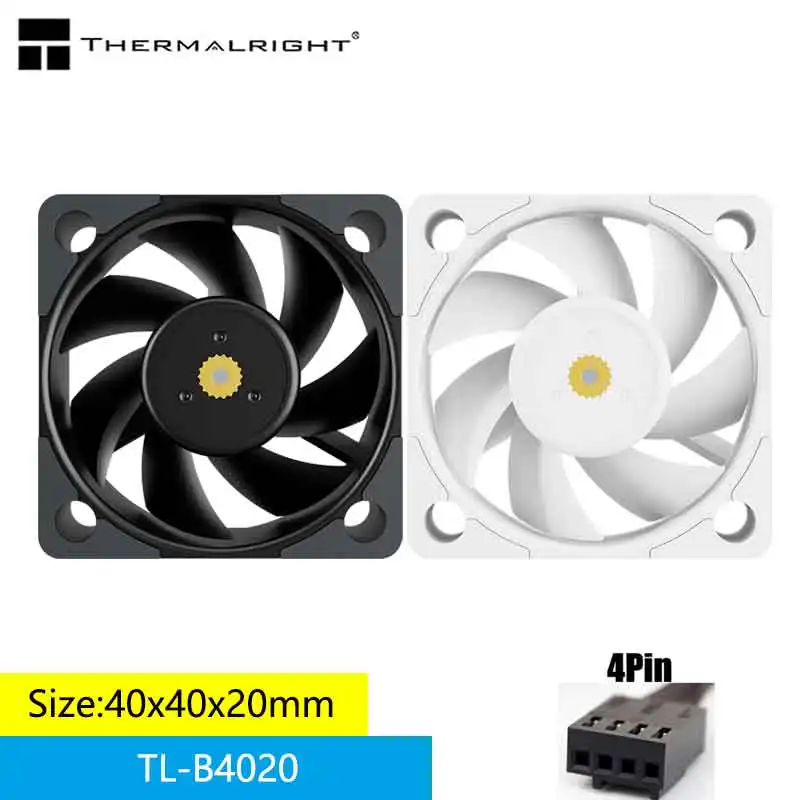 

ThermalrightTL-B4020 Вентилятор охлаждения корпуса компьютера/40x40x20 мм/высокая скорость ветра 5500 об/мин/мини-вентилятор с двойными шарикоподшипниками