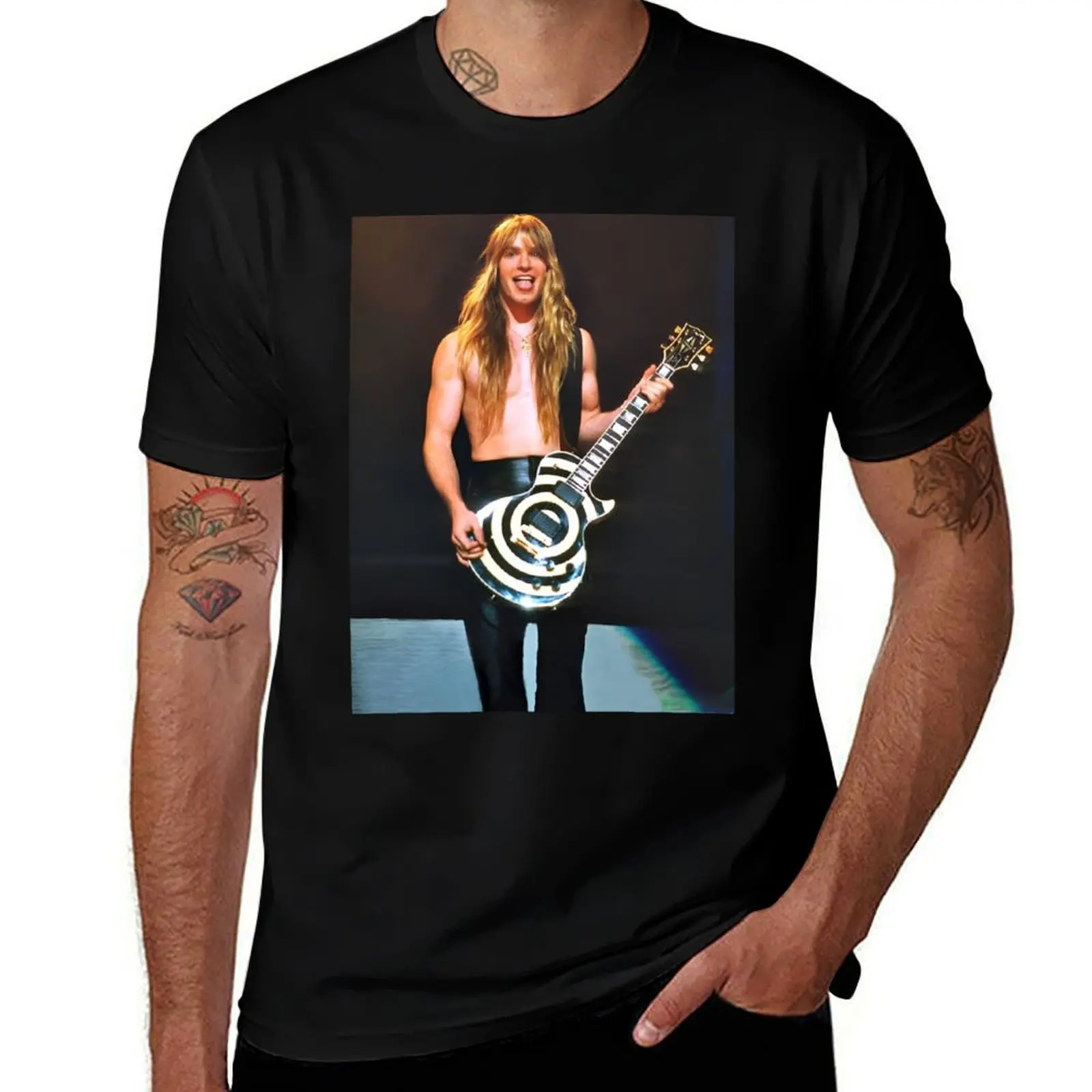 Zakk Wylde молодежная футболка уличная одежда милые топы мужская одежда винтажная футболка мужская