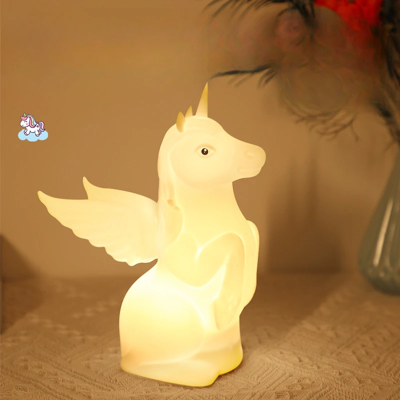 Gift Unicorn New Unique Silicone Remote Control Night Light