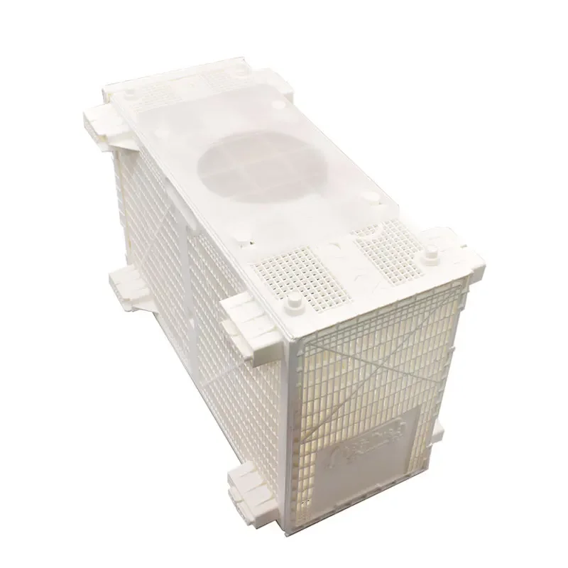 حزمة حافلة النحل البلاستيكية حزمة نحل العسل قفص قفص نقل النحل التهوية لتخزين ملكة البريد معدات تربية النحل #3