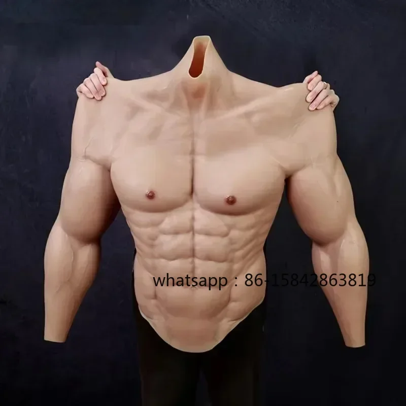 Artificial Silicone Muscle Realistic Chest Muscle Chest Muscle Enlarge Cross Dressing Table Masquerade