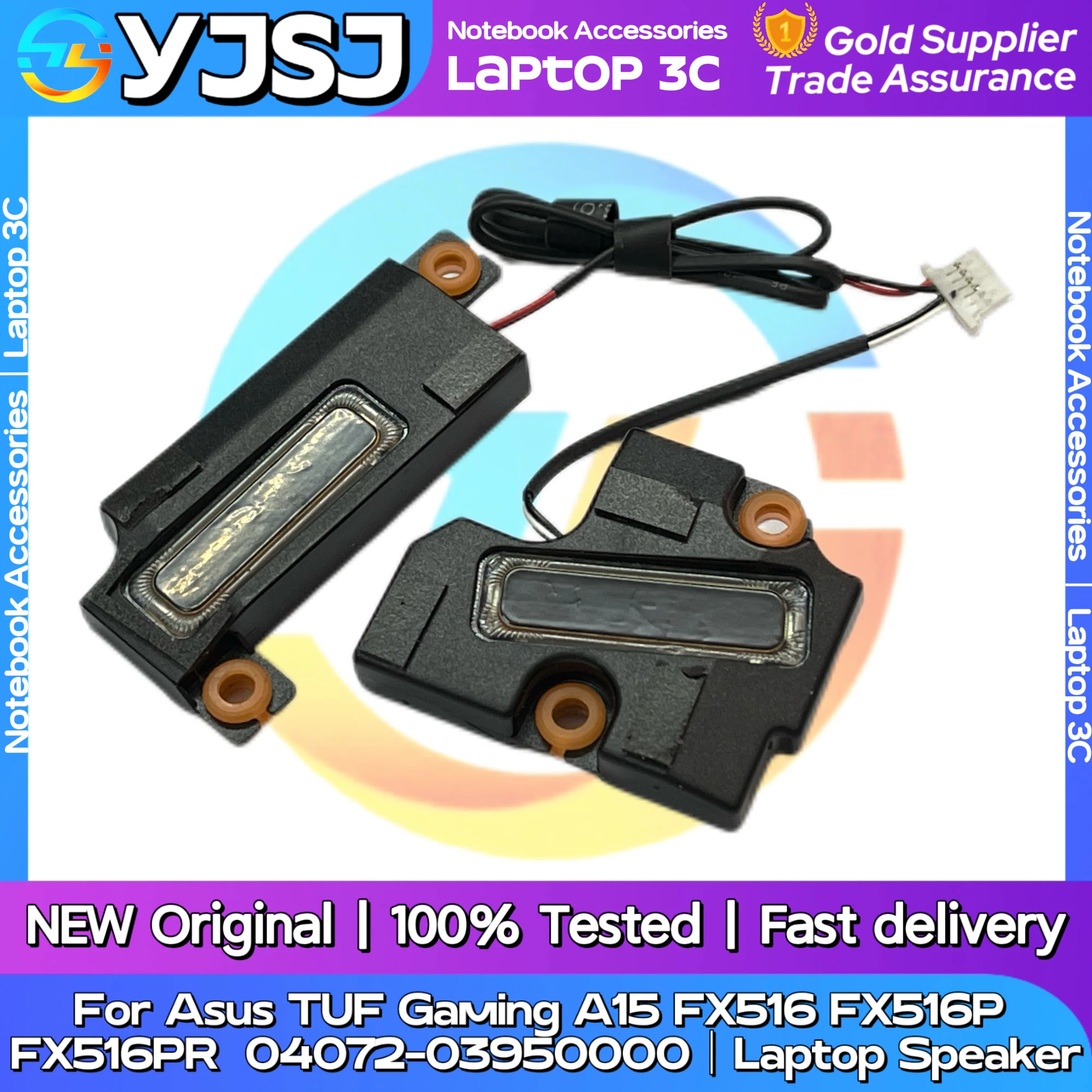 

New Original Laptop Notebook Audio Speaker For Asus TUF Gaming A15 FX516 FX516P FX516PR Built in horn audio 04072-03950000