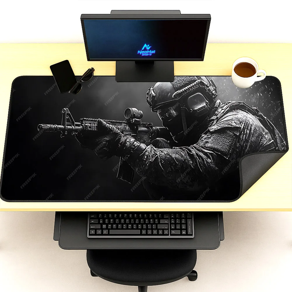 

Black Mousepad Gun Mouse Pads Men Large Mouse Pad 1400x600 Tablepad Gaming Decor Keyboard Mat 1200x600 Pc Gamer Decoration