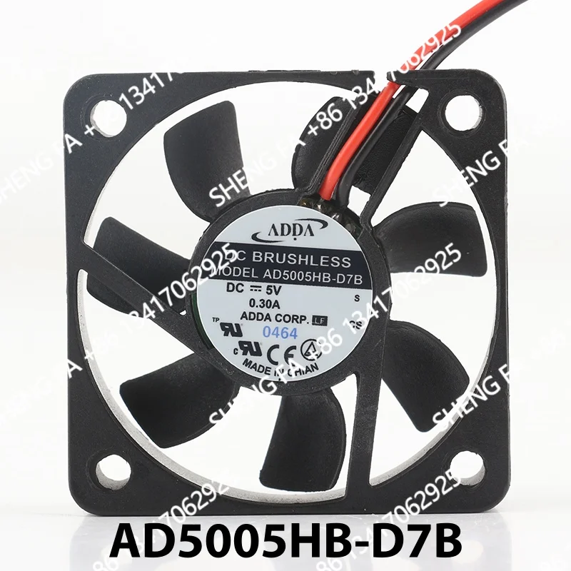 AC EC 5015 50X50X15MM 5CM AD5005HB-D7B 2-wire USB PWM motherboard speed regulation New ADDA 12V 24V 48V DC 5V 0.30A cooling fan
