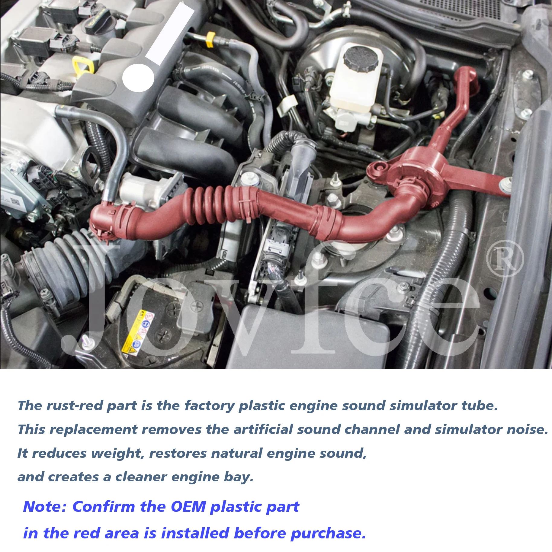 Sound Tube Delete Kit for Mazda MX-5 Miata ND 2016-2026, Remove Sound Generator, Clean Engine Bay, Restore Natural Sound