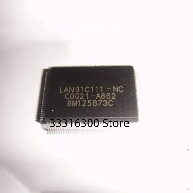 3PCS New LAN91C111-NC  QFP128 Ethernet controller IC